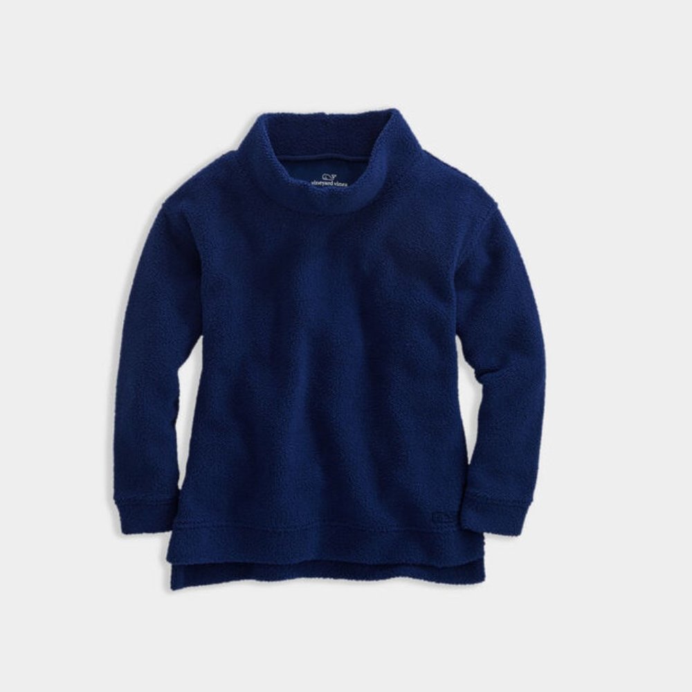 Vineyard Vines | Fuzzy Mock Neck Pullover